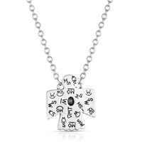 Montana Silversmiths Women's Spirit Of The Sky Necklace in turquoise - women's jewelry - detail view