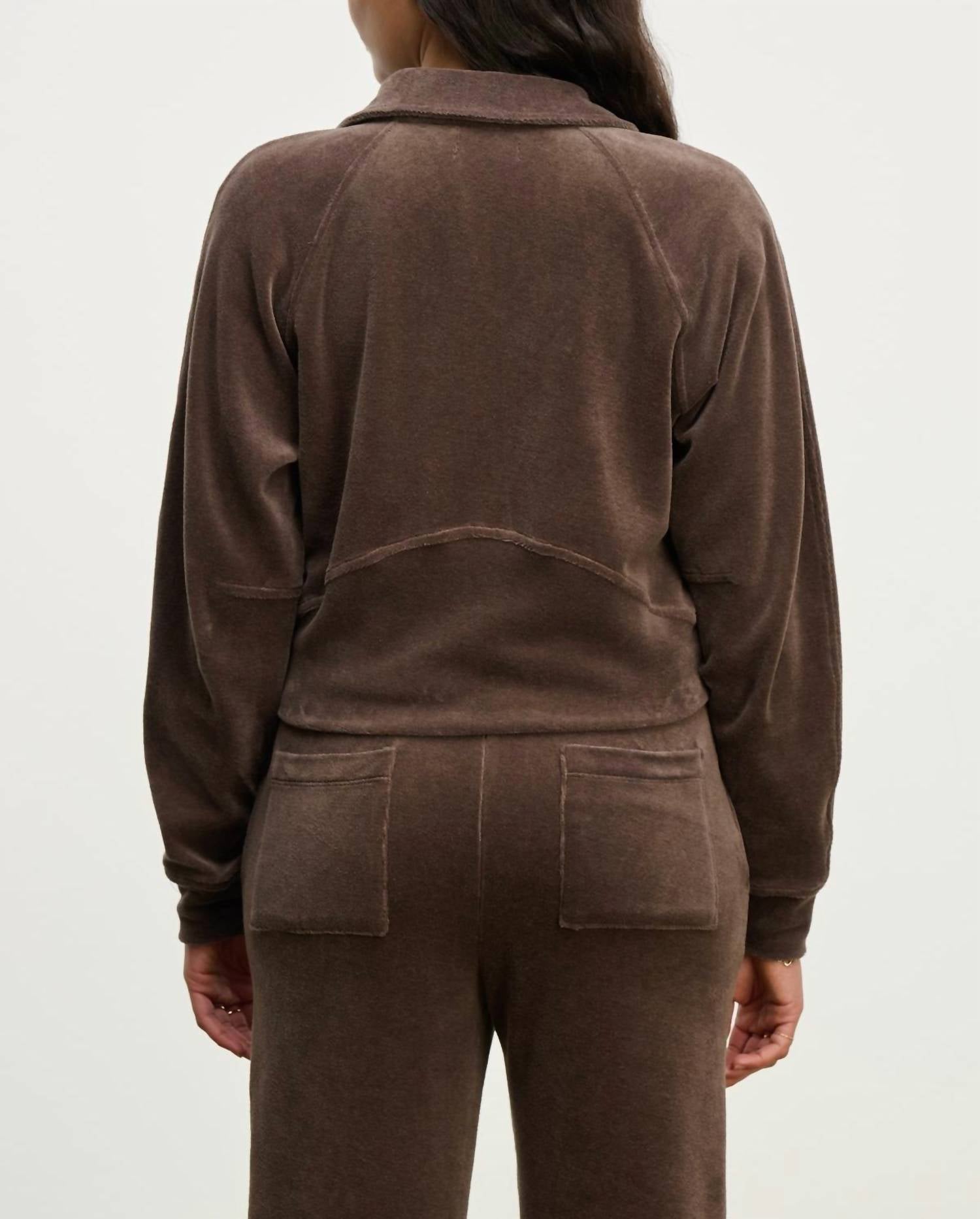 Velvet By Graham & Spencer - Claire Velour Jacket