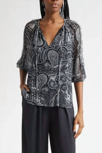 Ramy Brook - Selva Paisley Top