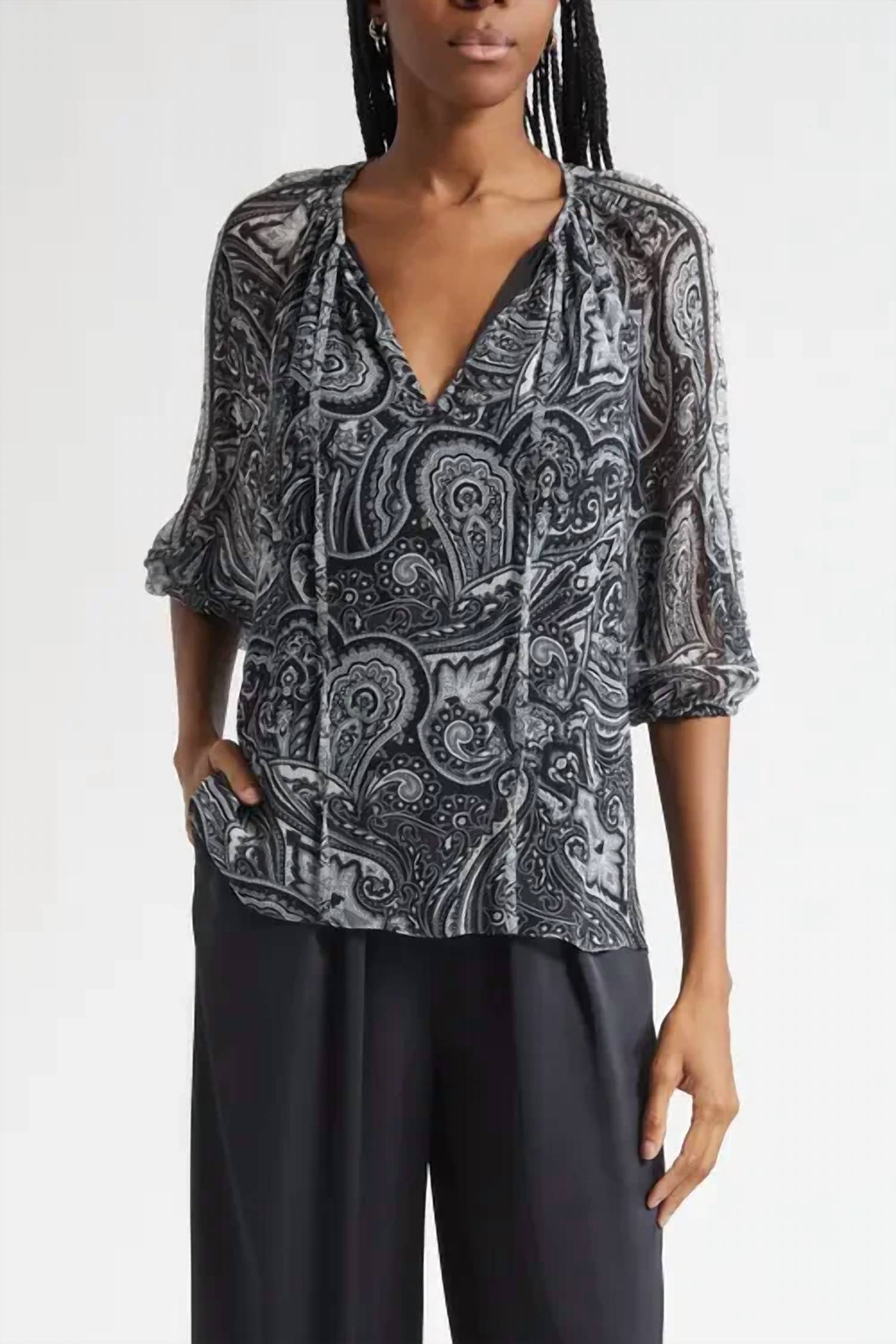 Ramy Brook - Selva Paisley Top
