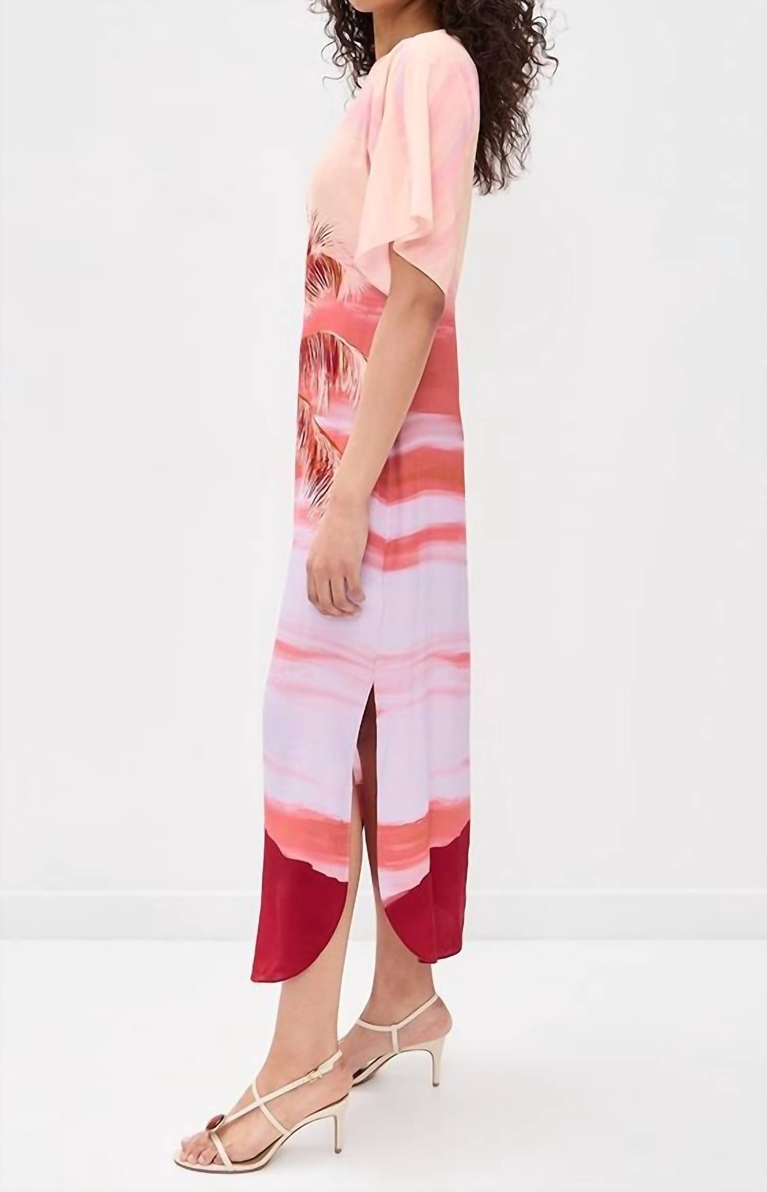 Hemant & Nandita - Boat Neck Long Dress