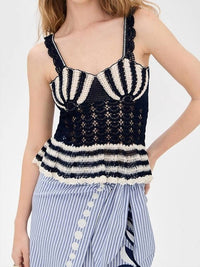 Carolina K - Shell Crochet Tank Top