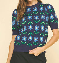 Pinch - Floral Sweater Top