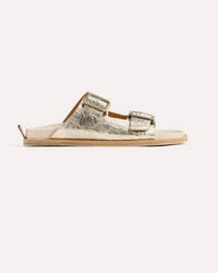 Forte Forte - Women's Craquel' Leather Buckles Sandals