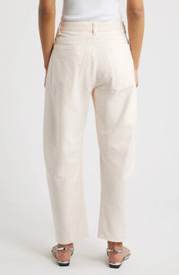 Rag & Bone Stevie Utility Tapered Pants in light pink - women's jeans - detail view