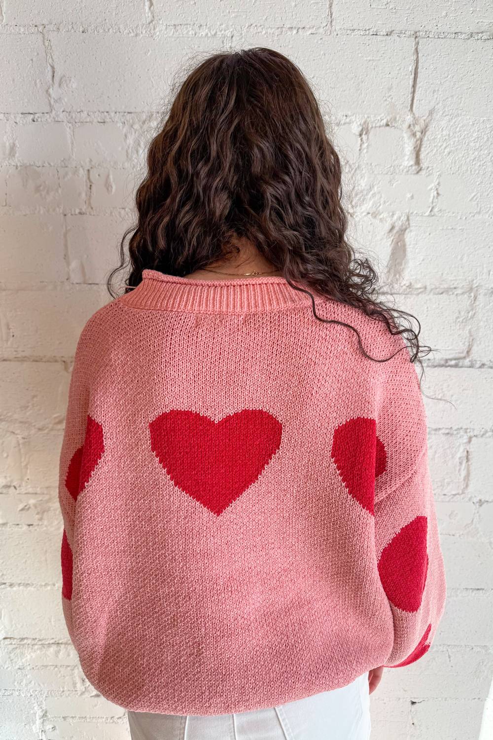 Mello - Heart Patched Sweater
