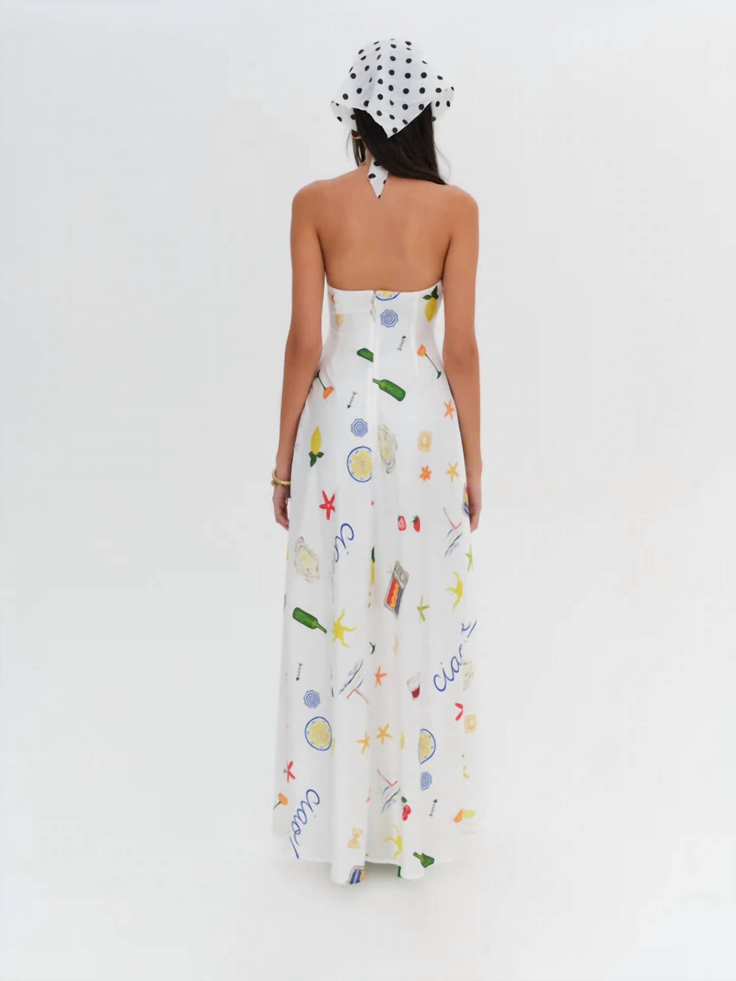 Lil Lemons By For Love And Lemons - Carla Maxi Dress