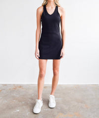 Never A Wallflower - V-neck Tank Dress