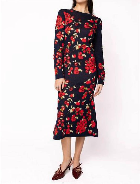 Queen Of Sparkles - Cranberries Midi Dress