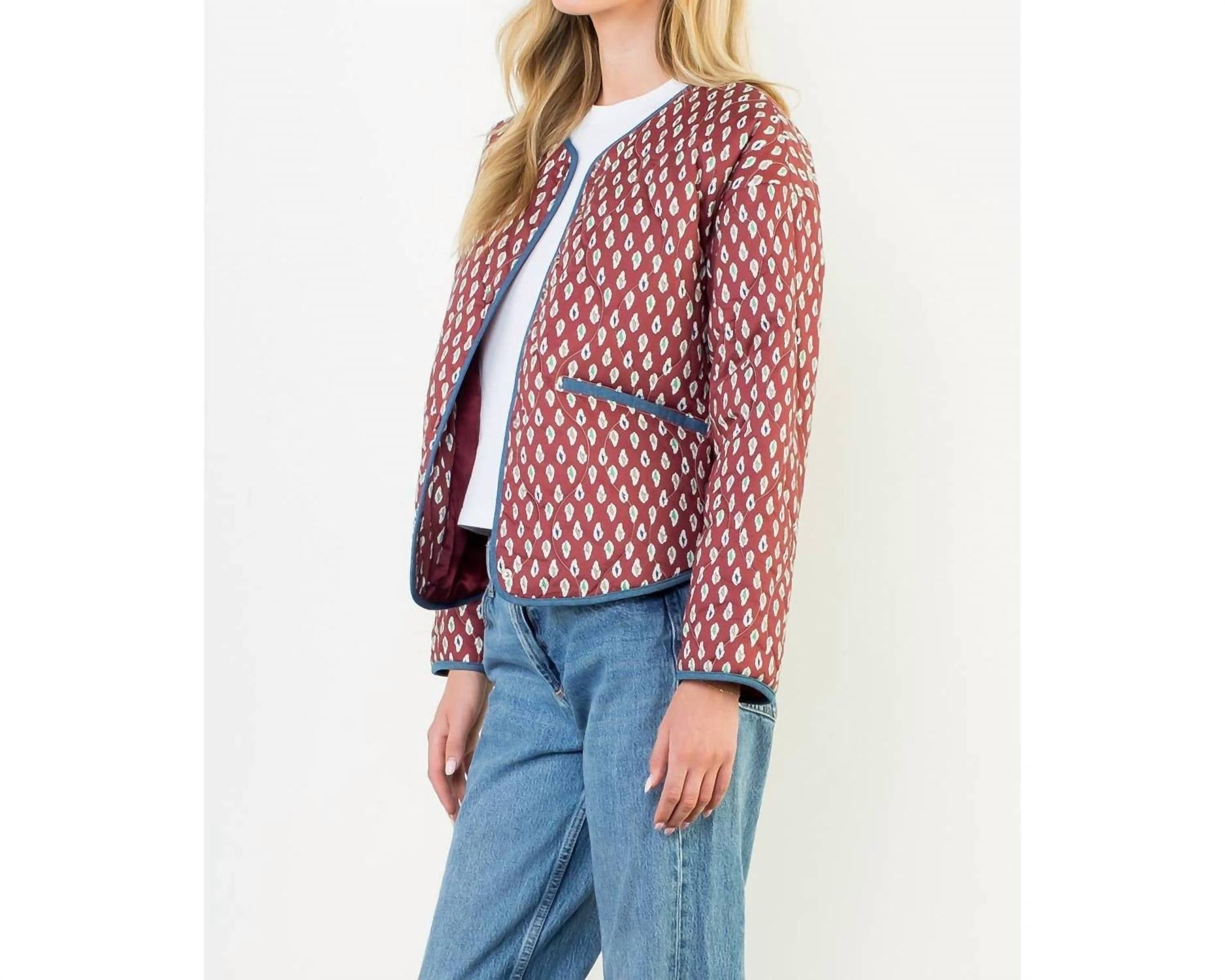Thml - Print Detailed Quilted Jacket