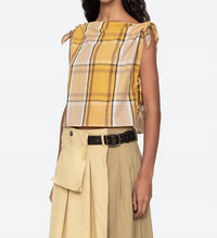 Sea - Copeland Plaid Top