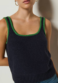 Nation LTD Peggy Sue Tank in navy sky - women's tank top - view 6