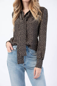 Re/Done - 70s Tie Blouse