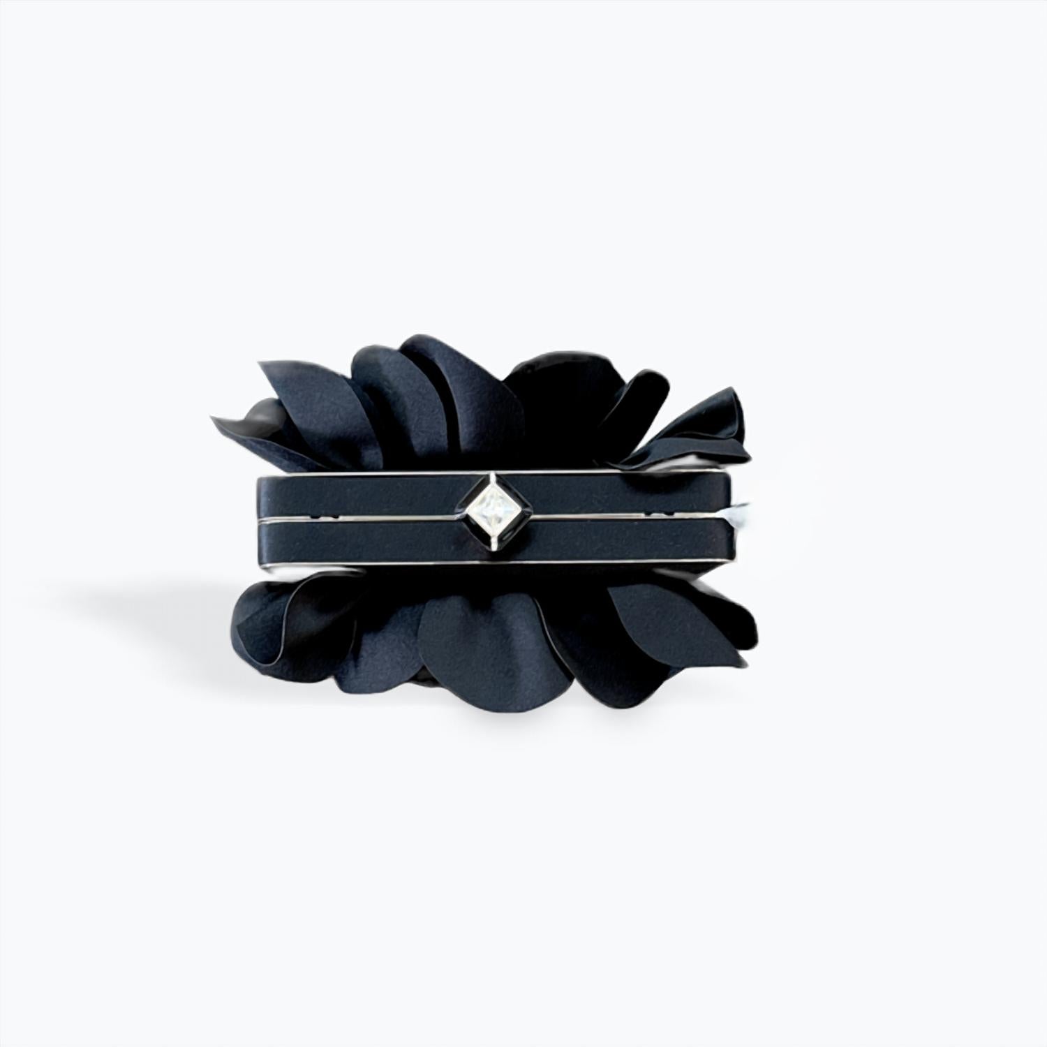 Cejon - 3-D Laser Cut Floral Clutch