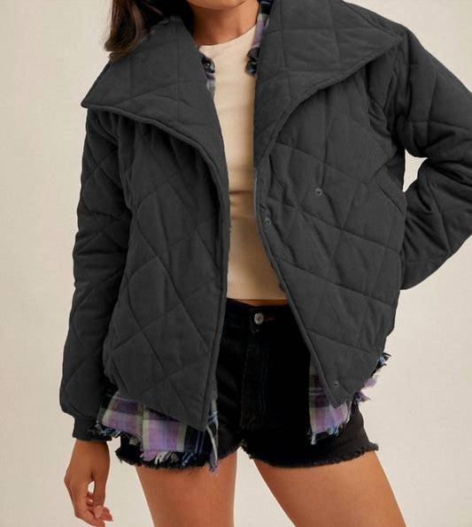Hem & Thread - Long Sleeve Quilted Jacket
