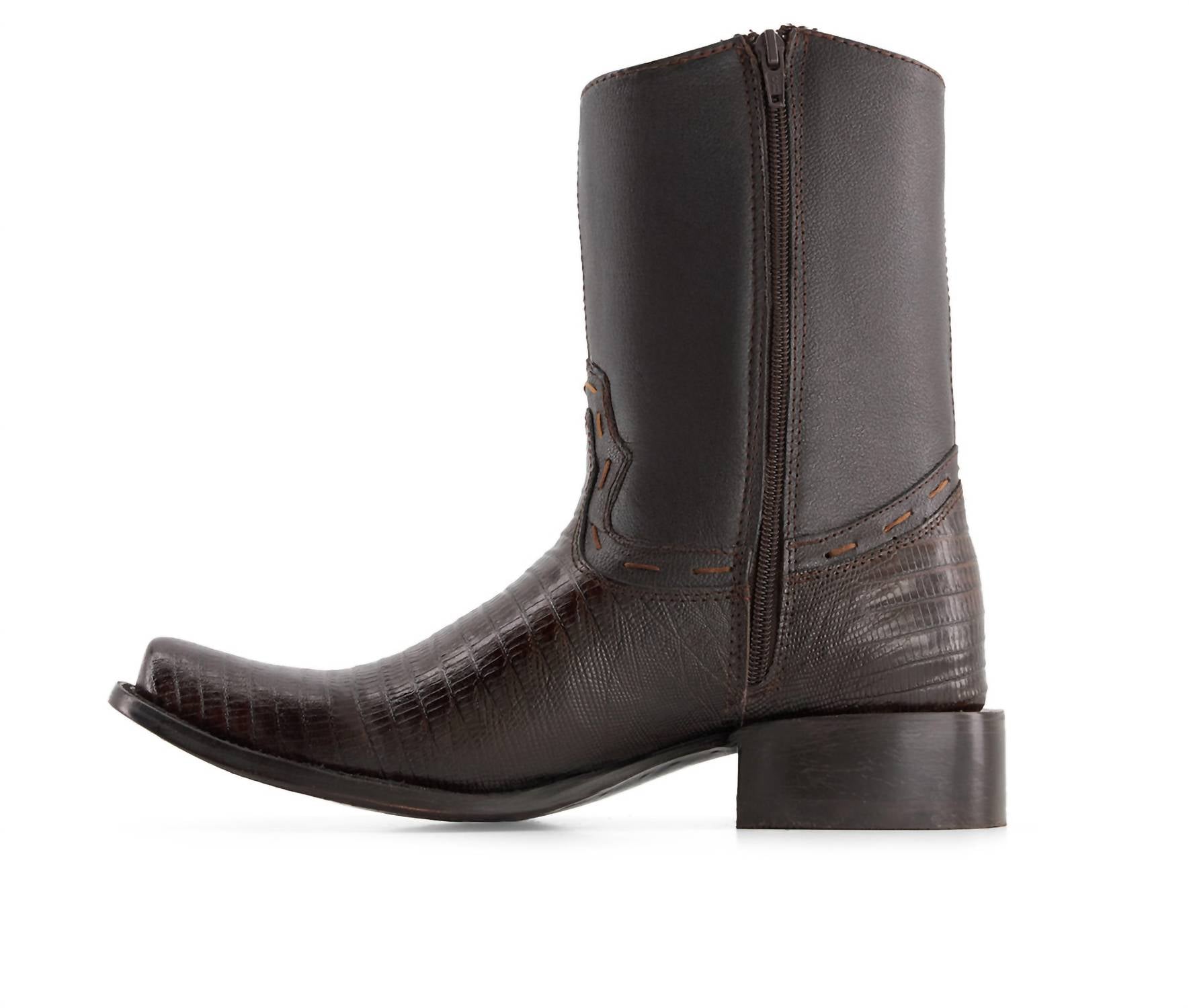 Forastero - Men's Square Toe Leather Cowboy Boots
