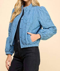 Tcec - Quilted Side Pockets Jacket
