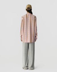 Guest In Residence Baja Everywear Cardigan in residence baja everywear cardigan in powder pink - women's cardigan - alternate view