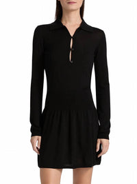 Frame - Smart Merino Wool Polo Minidress