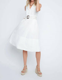 Renuar - Sleeveless Linen Blend Dress