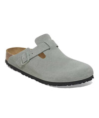 Birkenstock - Unisex Boston Soft Footbed Suede Leather Narrow Fit Clogs