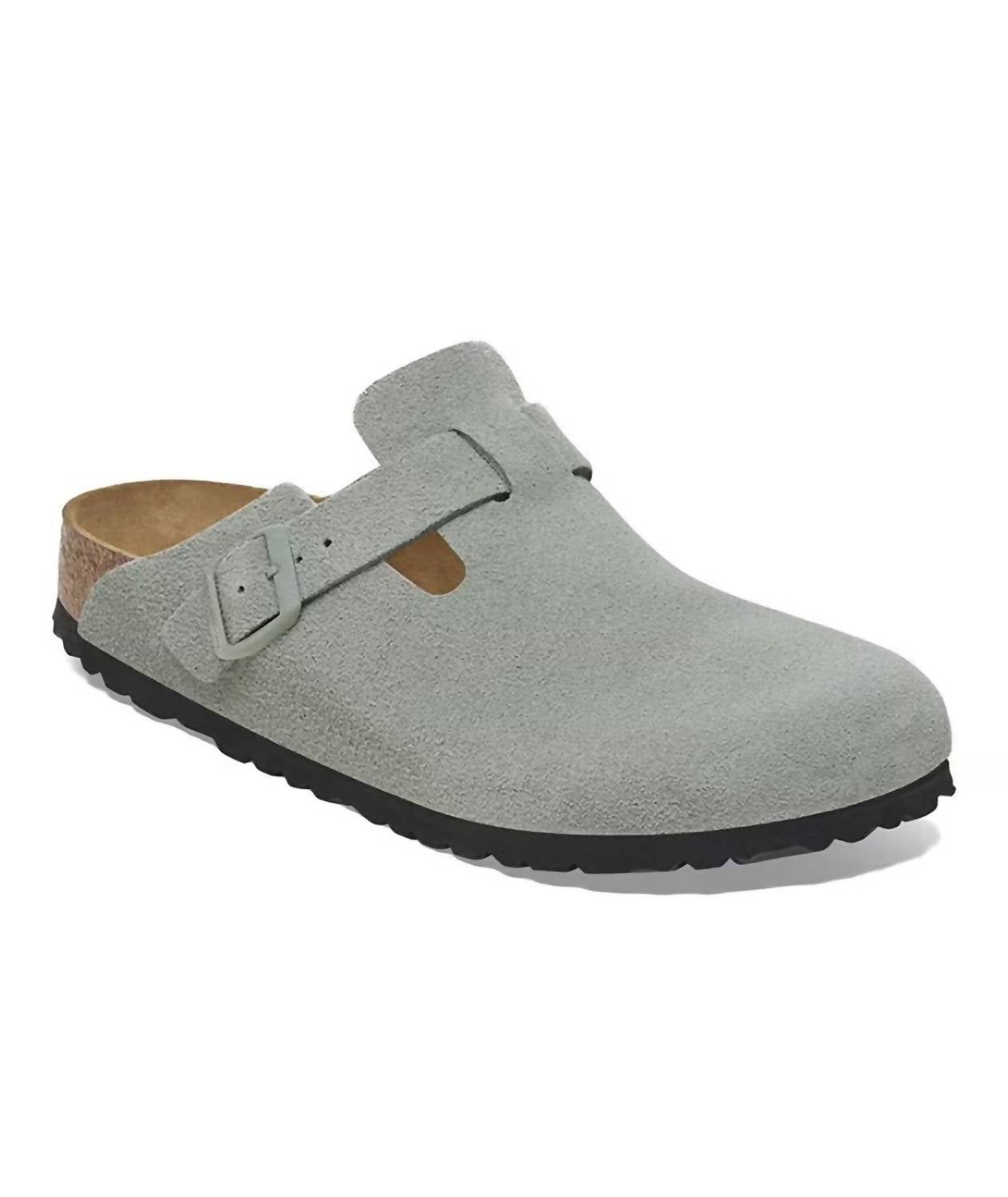 Birkenstock - Unisex Boston Soft Footbed Suede Leather Narrow Fit Clogs