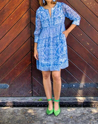 Gretchen Scott - Crinkly Borderline Dress