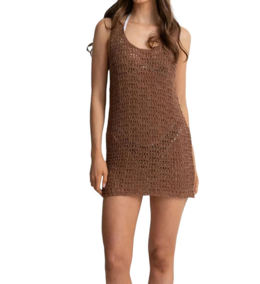 Rhythm. - Maddie Knit Scoop Neck Mini Dress