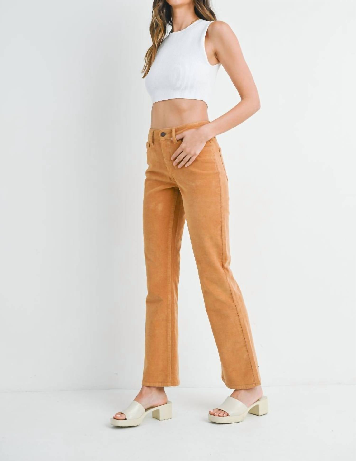 Just Black Denim - Bradleigh Corduroy Pants