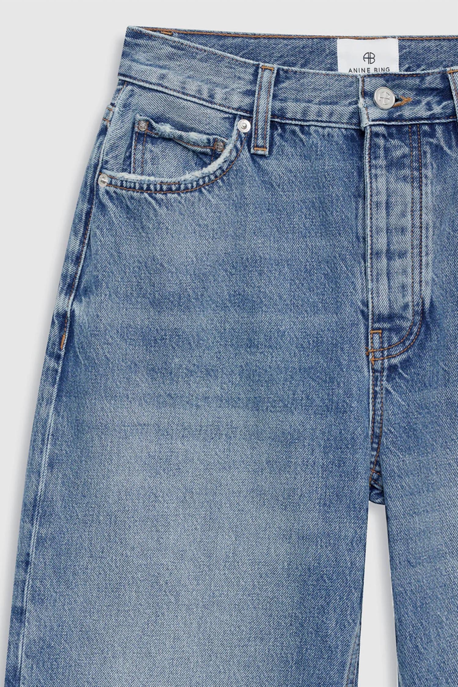 ANINE BING Fritz Jean in baltic blue - women's jeans - view 4