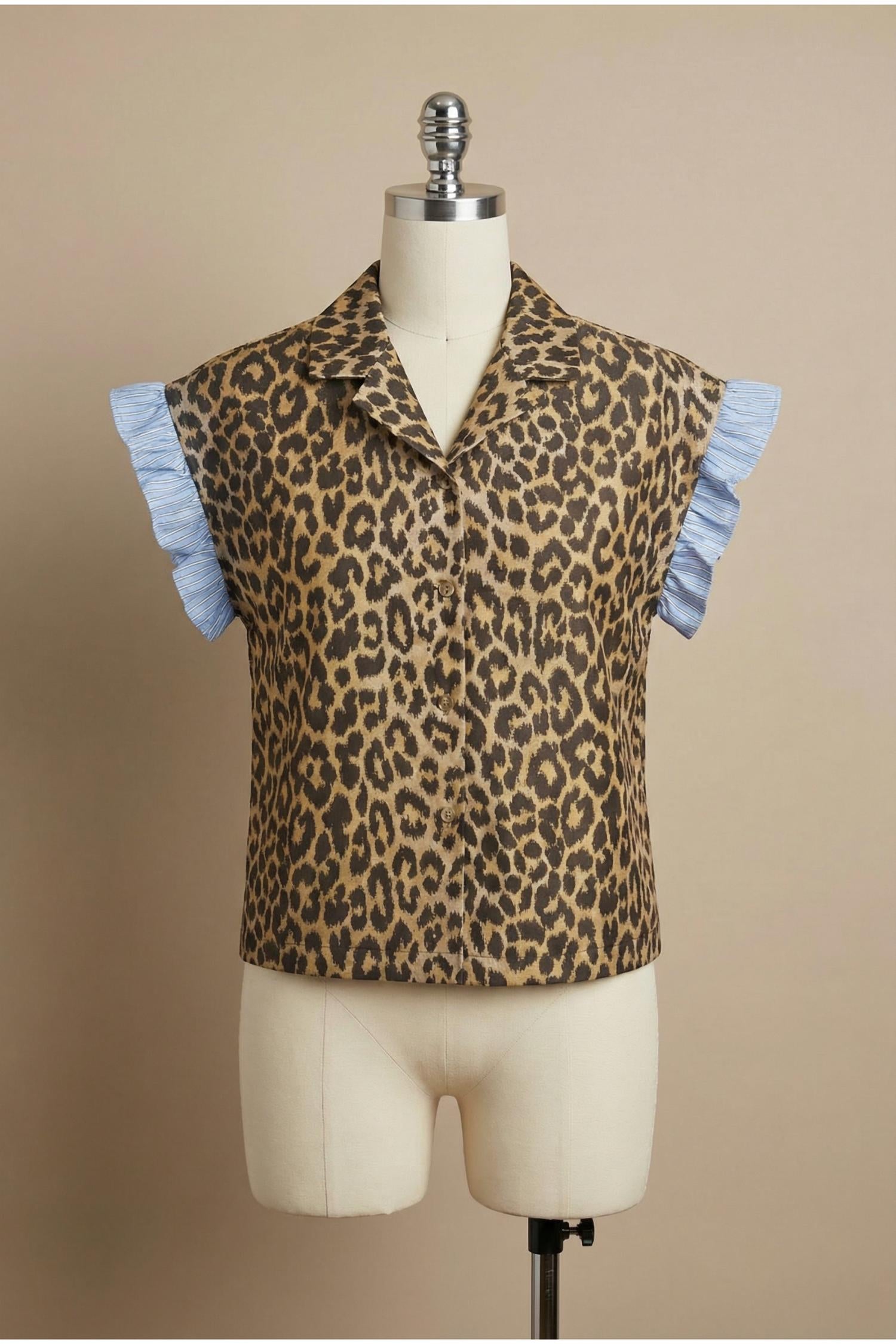 See And Be Seen - Leopard Blouse