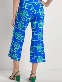Jude Connally - Trixie Cropped Pant Bamboo Lattice