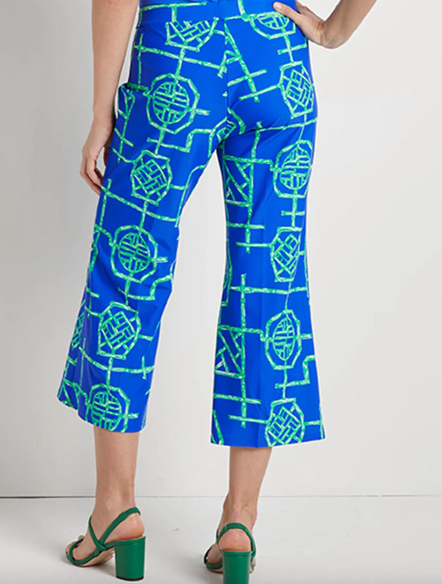 Jude Connally - Trixie Cropped Pant Bamboo Lattice
