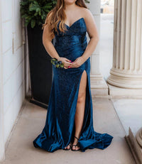 Sherri Hill Women's Prom Dress in navy - women's dress