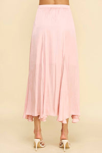 Pinch - Woven Satin Midi Skirt