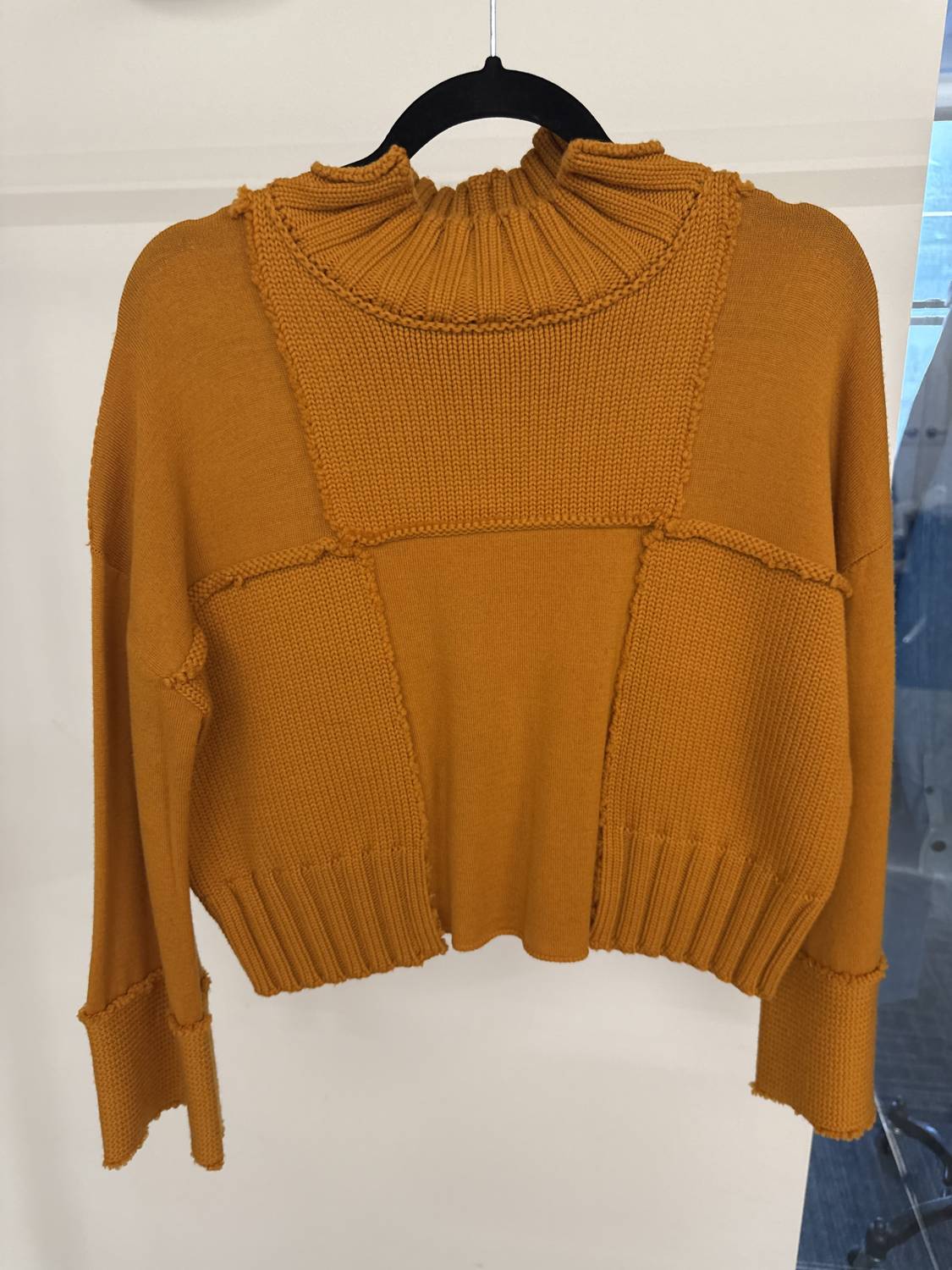 Pier Antonio Gaspari Women's Intaglio Sweater in orange - women's sweater
