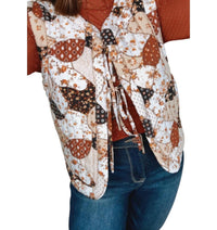 &Merci - Full Bloom Multi Patchwork Quilted Vest
