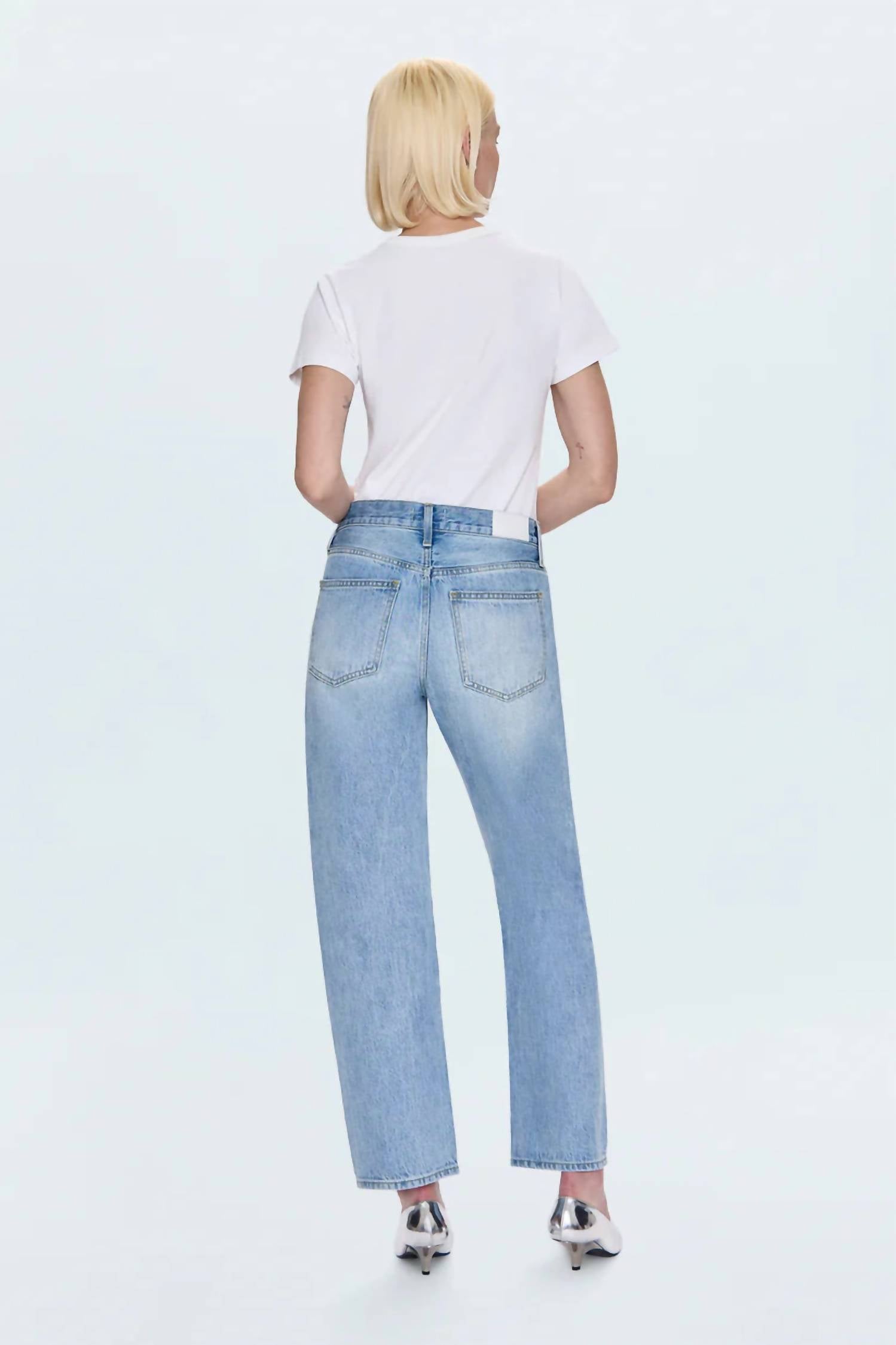 Pistola - Lexi Mid Rise Bowed Studded Jean