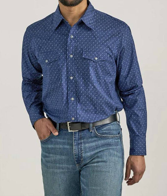 Wrangler - Men's Comfort Snap Long Sleeves