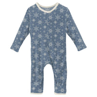 Kickee - Kids' Print Coverall with Snaps