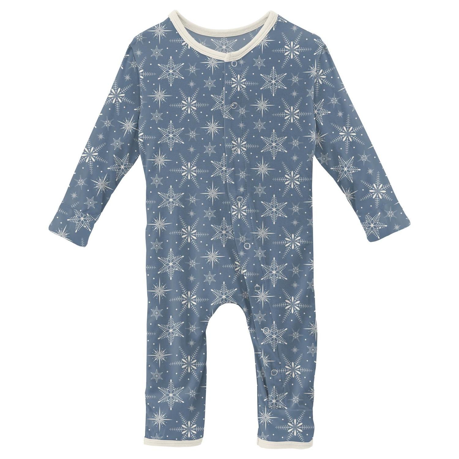 Kickee - Kids' Print Coverall with Snaps