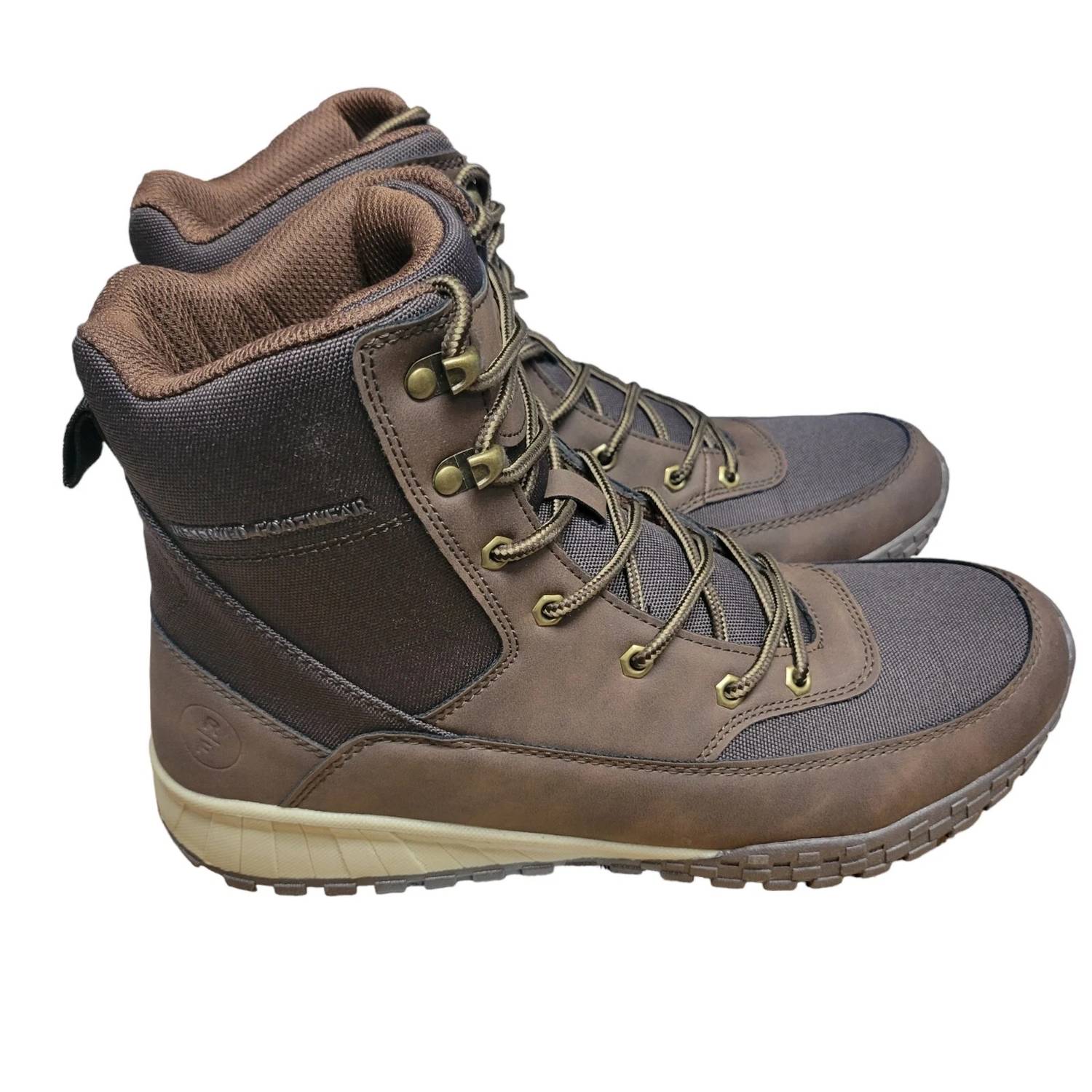 Reserved Footwear New York - Men's Faux Leather Lace-up Boot