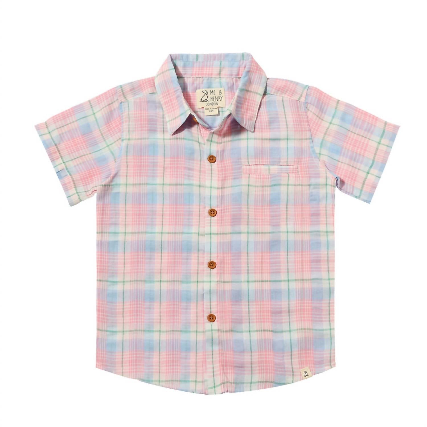 Me & Henry - Boy's Newport Woven Shirt