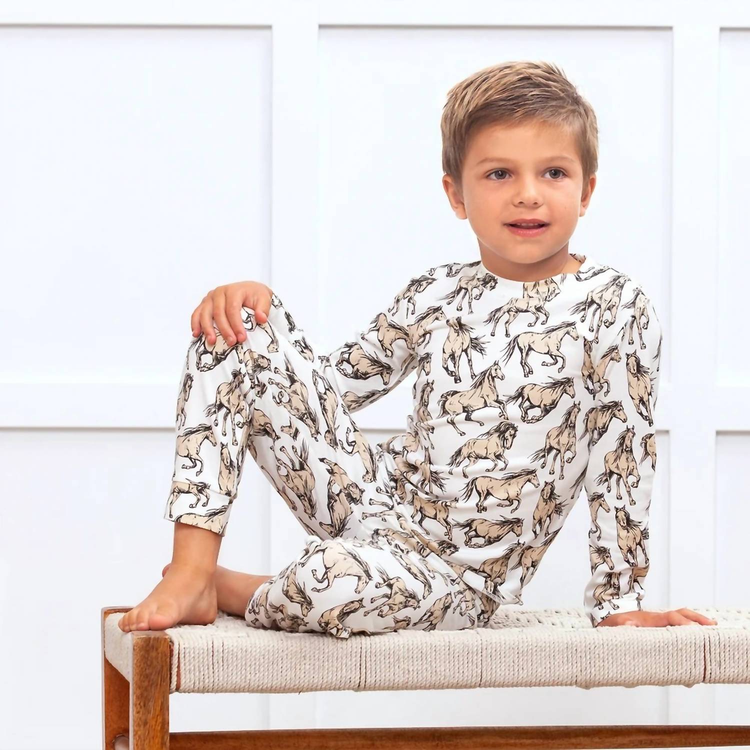 Tesa Babe - Kids Wild Horses Pajama Set