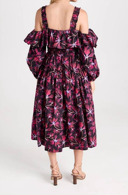 Ulla Johnson - Caprice Ruffled Floral Print Midi Dress