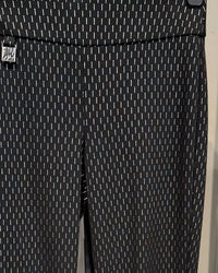 Joseph Ribkoff - Women's Foiled Heavy Knit Sliim Fit Pant