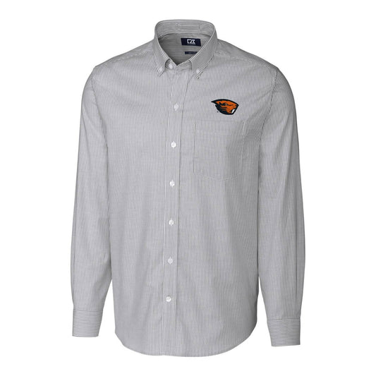 Cutter & Buck - Osu Beavers Pinstripe Long Sleeve Shirt