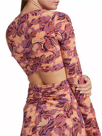 Mona Cut Out Back Maxi Floral Dress