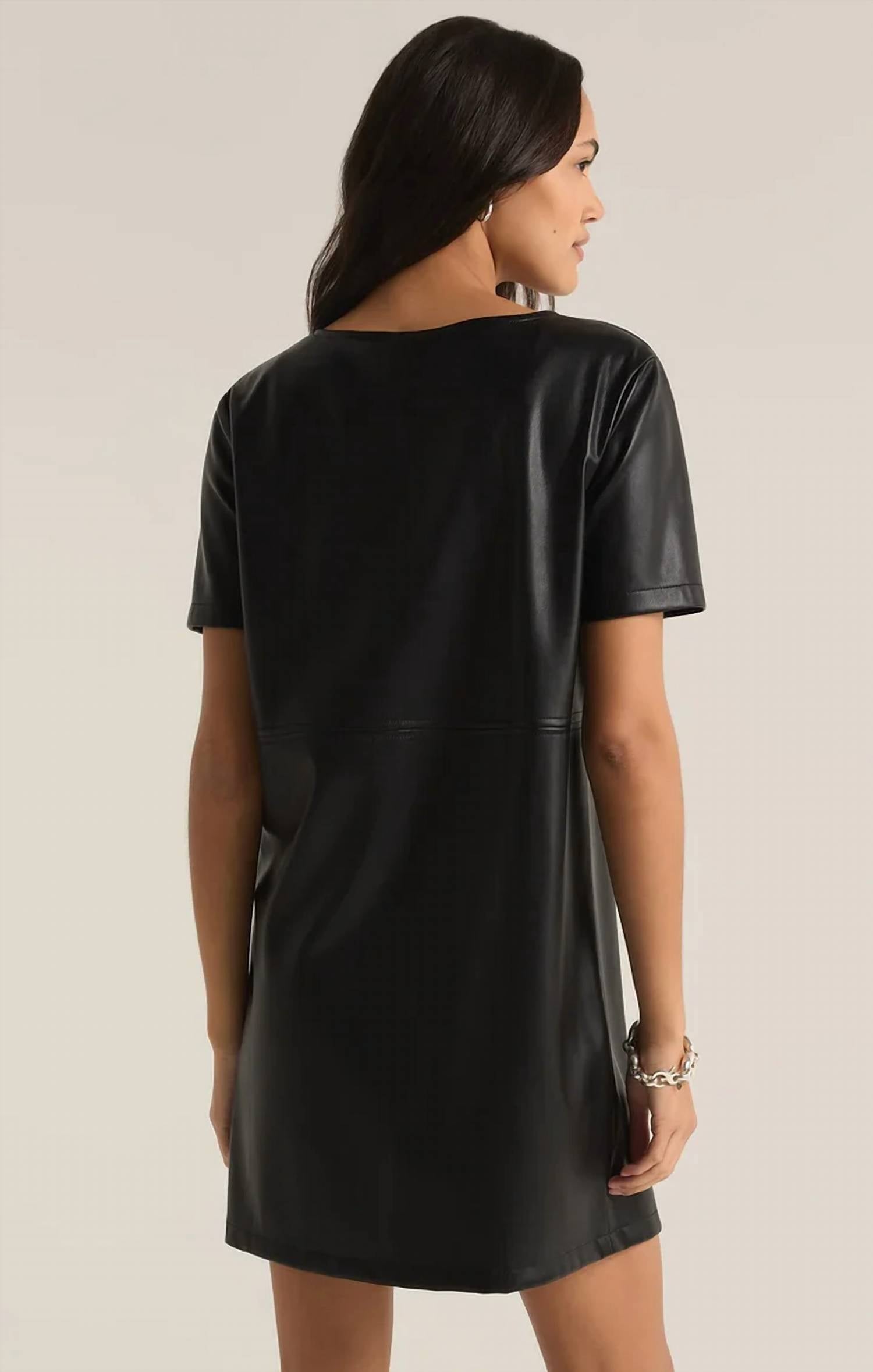 Z Supply - London Faux Leather Mini Dress