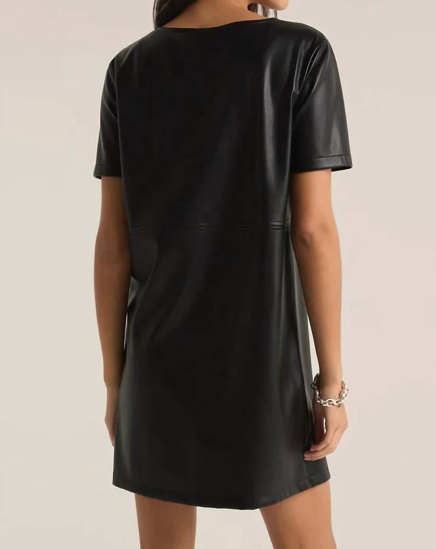 Z Supply - London Faux Leather Mini Dress